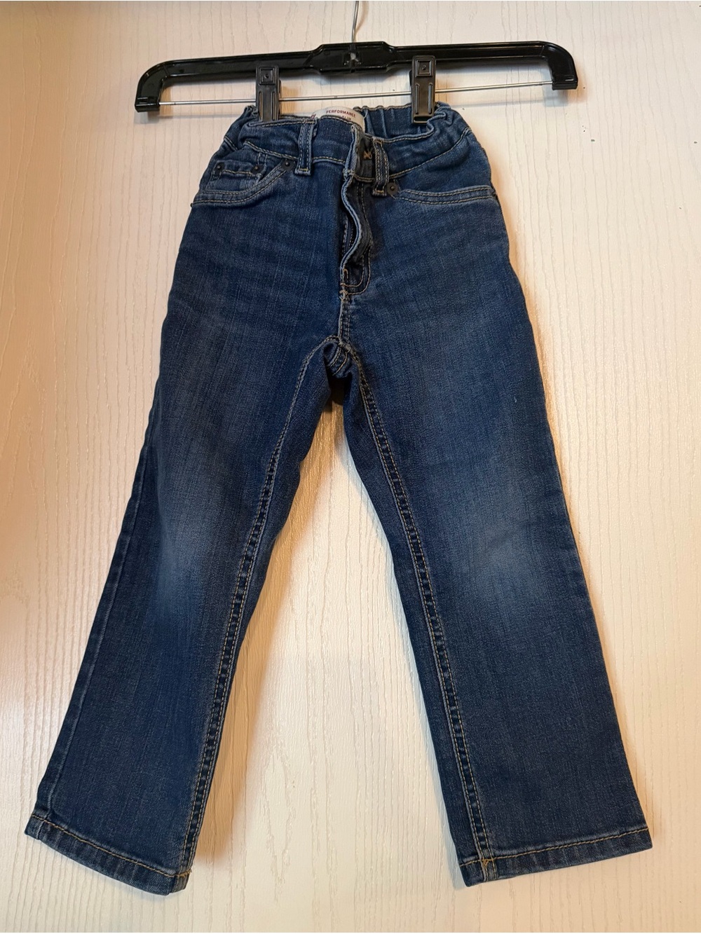 Levi's Boys Straight Jeans in Dark Blue Wash